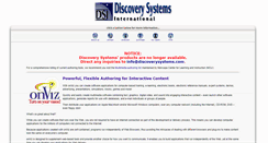 Desktop Screenshot of discoverysystems.com